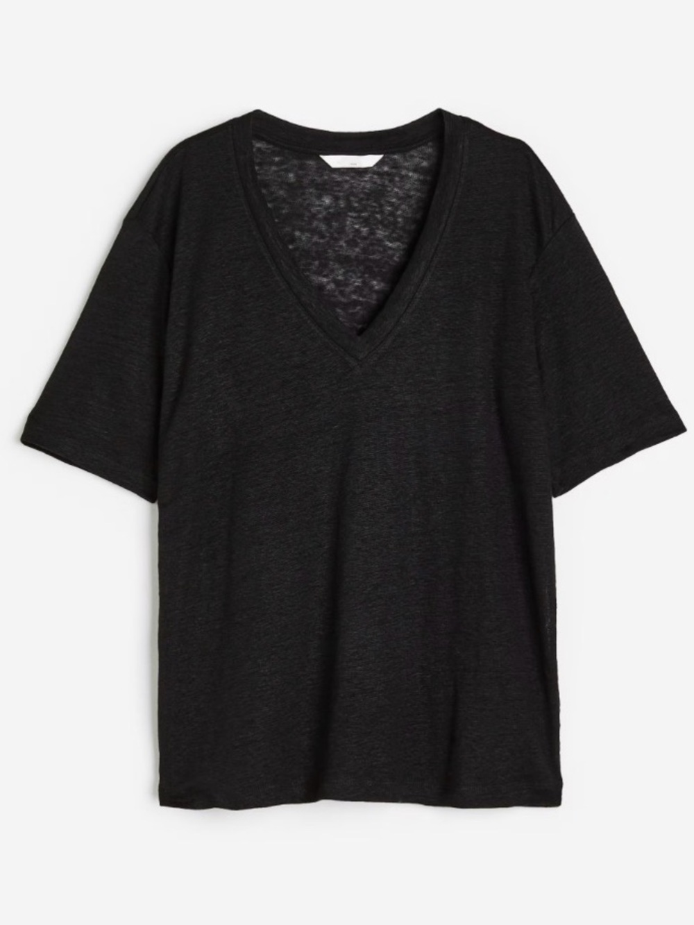 🎈$10 add on GAP Oversize Black V-Neck Short Sleeve Tee